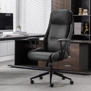 High Back Office Desk Chair,Ergonomic Reclining Office Chair,Modern Swivel Computer Chair,Conference Room Chairs,Black Leather Chair with Lumbar Support,330lbs High Back Office Desk Chair,Ergonomic Reclining Office Chair,Modern Swivel Computer Chair,Conference Room Chairs,Black Leather Chair with Lumbar Support,330lbs