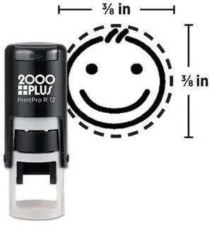 000 Plus PrintPro R12 Round Self-Inking Stamp Custom Logo Rubber Stamps, Round Self-Inking Stamp, I 3/8 Inch Diameter Impression, Personalized Business or Craft Stamp 000 Plus PrintPro R12 Round Self-Inking Stamp Custom Logo Rubber Stamps, Round Self-Inking Stamp, I 3/8 Inch Diameter Impression, Personalized Business or Craft Stamp