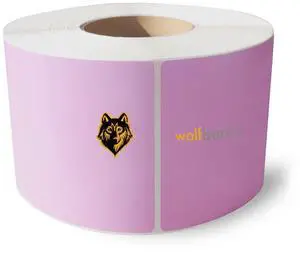 Thermal Transfer Paper Label/Industrial Grade 4" x 6", Perforated, 3" Core, 8" OD, 1000 Labels/Roll (4 Rolls/Box) - Purple Thermal Transfer Paper Label/Industrial Grade 4" x 6", Perforated, 3" Core, 8" OD, 1000 Labels/Roll (4 Rolls/Box) - Purple