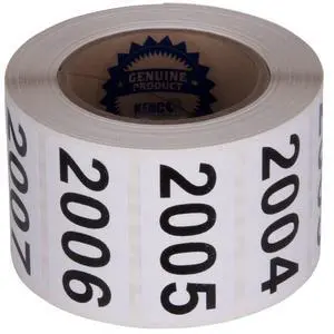 Consecutively Numbered Labels Self Adhesive Durable Vinyl- Measure: 2" X 1" by (ROLL 2001-2500) Consecutively Numbered Labels Self Adhesive Durable Vinyl- Measure: 2" X 1" by (ROLL 2001-2500)