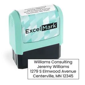 Custom Stamp - Clear & Crisp Impressions - Vibrant Colors & Patterns - Use for Address Stamp and More - Made in America (Seafoam) Custom Stamp - Clear & Crisp Impressions - Vibrant Colors & Patterns - Use for Address Stamp and More - Made in America (Seafoam)