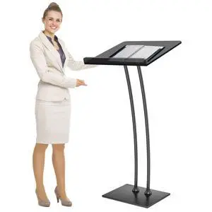 Pulpits for Churches with Iron Stable Bottom, Acrylic Podium Lectern with 10MM Thickened Acrylic Countertop, Multi Function Pulpit for Modern Classroom Music Concert Wedding Conference Event Pulpits for Churches with Iron Stable Bottom, Acrylic Podium Lectern with 10MM Thickened Acrylic Countertop, Multi Function Pulpit for Modern Classroom Music Concert Wedding Conference Event