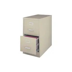2-Drawer Vertical File Cabinet, Letter, Lockable, 26.5 in D | Locking storage for letter-size documents in everyday office use 2-Drawer Vertical File Cabinet, Letter, Lockable, 26.5 in D | Locking storage for letter-size documents in everyday office use