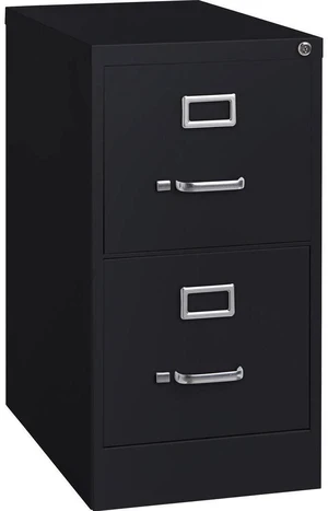 LLR42291 2-Drawer Vertical File, 15" x 22" x 28, Black LLR42291 2-Drawer Vertical File, 15" x 22" x 28, Black