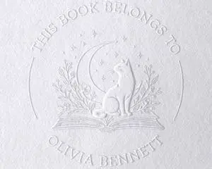 Custom Book Embosser Personalized Stamp 1.6" Round, Self-Inking Stamps, Wood Handle Stamper or Book Embosser, Floral & Mystical Monogram Designs, Library Stamp, Ex Libris Gift for Book Lovers Custom Book Embosser Personalized Stamp 1.6" Round, Self-Inking Stamps, Wood Handle Stamper or Book Embosser, Floral & Mystical Monogram Designs, Library Stamp, Ex Libris Gift for Book Lovers