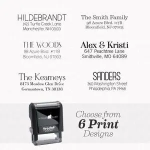 Custom Return Address Stamp, Personalized Self-Inking Address Stamps | Personalized address stamp self-inking for envelopes & wedding invitations. Housewarming gift. Handmade in USA Custom Return Address Stamp, Personalized Self-Inking Address Stamps | Personalized address stamp self-inking for envelopes & wedding invitations. Housewarming gift. Handmade in USA