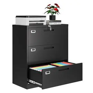 3 Drawer File Cabinets for Home Office, Office Storage Caninets Steel Cabnet for Letter/Legal/A4/F4-Assembly Required 3 Drawer File Cabinets for Home Office, Office Storage Caninets Steel Cabnet for Letter/Legal/A4/F4-Assembly Required