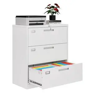3 Drawer File Cabinets for Home Office, Metal Filing Cabinet with Lock, White Locking File Caninet Three Drawer, Office Storage Caninets Steel Cabnet for Letter/Legal/A4/F4-Assembly Required 3 Drawer File Cabinets for Home Office, Metal Filing Cabinet with Lock, White Locking File Caninet Three Drawer, Office Storage Caninets Steel Cabnet for Letter/Legal/A4/F4-Assembly Required