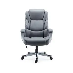 McCallum Bonded Leather Manager Chair with Arms and Lumbar Support | Swivel seating designed for comfort in professional office settings McCallum Bonded Leather Manager Chair with Arms and Lumbar Support | Swivel seating designed for comfort in professional office settings