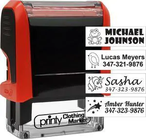 Clothing Stamp, Personalized with Your Name - Customize Online (Stamp) Clothing Stamp, Personalized with Your Name - Customize Online (Stamp)