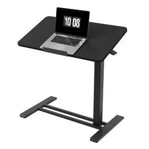 H7 PRO 90° Tiltable Mobile Overbed Table with Pneumatic Lift,28'' | Full foldable bedside table with adjustable desktop for laptop, Rolling Computer Cart and bed sofa.27.6" W x 15.7" D,Black H7 PRO 90° Tiltable Mobile Overbed Table with Pneumatic Lift,28'' | Full foldable bedside table with adjustable desktop for laptop, Rolling Computer Cart and bed sofa.27.6" W x 15.7" D,Black