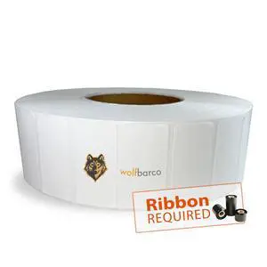 Thermal Transfer Paper Label/Industrial Grade 2"X 1" White, with Perforation, 3" Core, 8" OD,5500 Labels/Roll (8 Rolls per Box), Compatible with Zebra, Godex and Datamax Printers Thermal Transfer Paper Label/Industrial Grade 2"X 1" White, with Perforation, 3" Core, 8" OD,5500 Labels/Roll (8 Rolls per Box), Compatible with Zebra, Godex and Datamax Printers