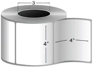 PSBM 4 Rolls 4 x 4 Inch Direct Thermal Labels, 3 Inch Core, 1475 Labels/Roll, Self-Adhesive Shipping/Address Barcode Label, Compatible with Zebra, Sato & Datamax PSBM 4 Rolls 4 x 4 Inch Direct Thermal Labels, 3 Inch Core, 1475 Labels/Roll, Self-Adhesive Shipping/Address Barcode Label, Compatible with Zebra, Sato & Datamax