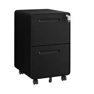 2 Drawer Mobile File Cabinet with Lock and 4 Keys | Metal Filing Cabinet for Home Office, Under Desk, Pre-Assembly, File Drawer, Letter/Legal/A4 Hanging File Folders 2 Drawer Mobile File Cabinet with Lock and 4 Keys | Metal Filing Cabinet for Home Office, Under Desk, Pre-Assembly, File Drawer, Letter/Legal/A4 Hanging File Folders
