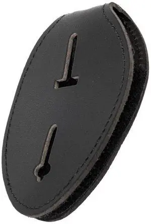Security Badge, Enameled & Plated, Pin Catch Design, 3-1/8", Nickel-Brass Shield Badge and Badge Holder (LEATHER-02, Black) Security Badge, Enameled & Plated, Pin Catch Design, 3-1/8", Nickel-Brass Shield Badge and Badge Holder (LEATHER-02, Black)