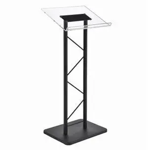 KML15TA Modern & Stylish Acrylic and Metal Podium, Conference Podium for Speakers, Speeches and Other Occasions (43.4" Height) KML15TA Modern & Stylish Acrylic and Metal Podium, Conference Podium for Speakers, Speeches and Other Occasions (43.4" Height)