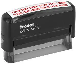Stamp Pro Self Inking 2 Line Custom Stamp Personalized Name or Text Stamp for Home, School, Crafts & Business Use Choose Size, Font Style & Ink Color (Wide) Stamp Pro Self Inking 2 Line Custom Stamp Personalized Name or Text Stamp for Home, School, Crafts & Business Use Choose Size, Font Style & Ink Color (Wide)