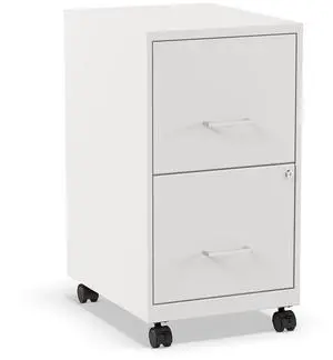 Mobile Pedestal File Cabinet, 2-Drawer, Letter/Legal, Locking | Rolling storage for letter and legal documents in office settings Mobile Pedestal File Cabinet, 2-Drawer, Letter/Legal, Locking | Rolling storage for letter and legal documents in office settings