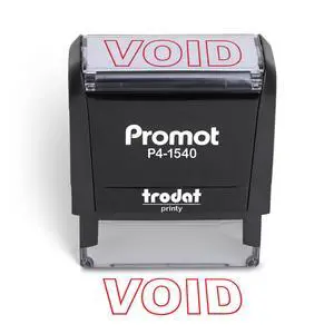 Void Self-Inking Stamp- Business Stamp for Documents & Contracts | Bold High-Visibility Imprint, Streamlines Financial Workflows, Crisp & Consistent Impressions, Refillable Ink System Void Self-Inking Stamp- Business Stamp for Documents & Contracts | Bold High-Visibility Imprint, Streamlines Financial Workflows, Crisp & Consistent Impressions, Refillable Ink System