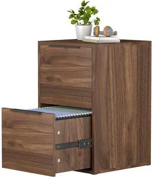 2 Drawer File Cabinets, Wood File Cabinet with Hanging Bar for Letter Size, Modern Farmhouse Under Desk Drawer, Printer Stand Small Filing Cabinets for Home Office, Dark Walnut 2 Drawer File Cabinets, Wood File Cabinet with Hanging Bar for Letter Size, Modern Farmhouse Under Desk Drawer, Printer Stand Small Filing Cabinets for Home Office, Dark Walnut