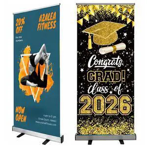 Retractable Roll up Banner Stand 33.5''x 81'' ized Banner Pull up Roll up Portable Personalized Display Banner for Business and Trade Shows Advertising and PromotionWithout Base and Stand Retractable Roll up Banner Stand 33.5''x 81'' ized Banner Pull up Roll up Portable Personalized Display Banner for Business and Trade Shows Advertising and PromotionWithout Base and Stand