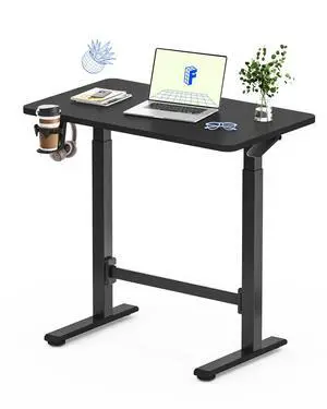 H7 Plus Mobile Standing Desk, Pneumatic Adjustable,One-Piece 32" | Cordless standing desk with stable dual-column design.Stand up desk for small spaces and home office Height 27.6"45",Black H7 Plus Mobile Standing Desk, Pneumatic Adjustable,One-Piece 32" | Cordless standing desk with stable dual-column design.Stand up desk for small spaces and home office Height 27.6"45",Black