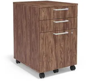 Essentials Mobile Pedestal File, 3-Drawer, Espresso | Left/right install, legal/letter size, 15.6x21.3x24.3 in, box/box/file Essentials Mobile Pedestal File, 3-Drawer, Espresso | Left/right install, legal/letter size, 15.6x21.3x24.3 in, box/box/file