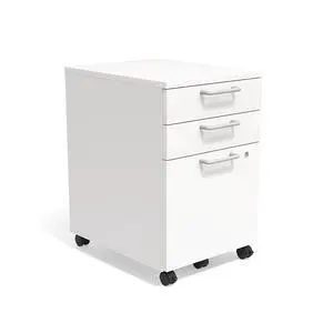 Staples Essentials 3-Drawer Vertical File Cabinet, Letter & Legal Size Documents, Lockable & Mobile, 21.3" D x 15.6" W x 24.3" H, White Staples Essentials 3-Drawer Vertical File Cabinet, Letter & Legal Size Documents, Lockable & Mobile, 21.3" D x 15.6" W x 24.3" H, White