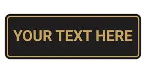 Signs By LITA Standard Custom Plastic Wall or Door Sign Personalized Text Easy to Install with Strong Adhesive Durable Business, Home, or Property Sign Signs By LITA Standard Custom Plastic Wall or Door Sign Personalized Text Easy to Install with Strong Adhesive Durable Business, Home, or Property Sign