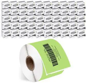 Compatible with Dymo 30256 Labels, Green, 2-5/16" x 4" | Shipping Labels; Compatible With Dymo LW 450, 4XL (Not 5**, 5XL), Rollo & Zebra; 50 Rolls /15000 Labels Compatible with Dymo 30256 Labels, Green, 2-5/16" x 4" | Shipping Labels; Compatible With Dymo LW 450, 4XL (Not 5**, 5XL), Rollo & Zebra; 50 Rolls /15000 Labels
