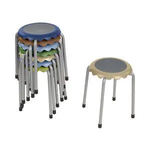 Daisy Stackable Stool with Glides Seating Set, Flexible Seating, Earthtone, 8-Piece | Durable plastic and steel, GREENGUARD Gold Certified, 275 lb capacity, fully assembled, glides, classroom/home use Daisy Stackable Stool with Glides Seating Set, Flexible Seating, Earthtone, 8-Piece | Durable plastic and steel, GREENGUARD Gold Certified, 275 lb capacity, fully assembled, glides, classroom/home use