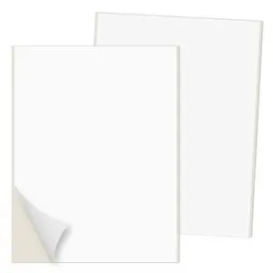 Shipping Labels Full Sheet with Self Adhesive, Square Corner, for Laser & Inkjet Printers, 8.5" x 11" White, (1000 Labls) Shipping Labels Full Sheet with Self Adhesive, Square Corner, for Laser & Inkjet Printers, 8.5" x 11" White, (1000 Labls)