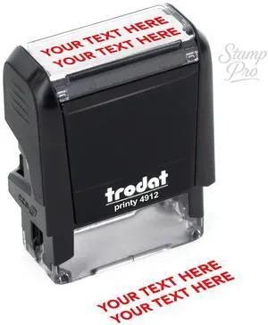 Stamp Pro Self Inking 2 Line Custom Stamp Personalized Name or Text Stamp for Home, School, Crafts & Business Use Choose Size, Font Style & Ink Color (Medium) Stamp Pro Self Inking 2 Line Custom Stamp Personalized Name or Text Stamp for Home, School, Crafts & Business Use Choose Size, Font Style & Ink Color (Medium)