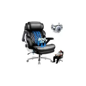 800LBS Big and Tall Office Chair for Heavy People, Heavy Duty Executive Chair with High Back, Extra Wide Seat and Adjustable Lumbar, Large Computer Desk Chair Comfortable for Home Office 800LBS Big and Tall Office Chair for Heavy People, Heavy Duty Executive Chair with High Back, Extra Wide Seat and Adjustable Lumbar, Large Computer Desk Chair Comfortable for Home Office