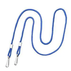Bulk 100 Pack - Double Clip Lanyards for Events - Open Ended Lanyard with Two J Hooks - No Twist Badge Holders (Blue) Bulk 100 Pack - Double Clip Lanyards for Events - Open Ended Lanyard with Two J Hooks - No Twist Badge Holders (Blue)