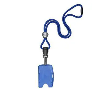 Bulk 25 Pack - Metal Detector Friendly Lanyard w/Badge Holder - 2 Card Display - Double Sided Open Face Horizontal/Vertical - Breakaway Cord - Detachable Clip - Quick Release Buckle by Bulk 25 Pack - Metal Detector Friendly Lanyard w/Badge Holder - 2 Card Display - Double Sided Open Face Horizontal/Vertical - Breakaway Cord - Detachable Clip - Quick Release Buckle by