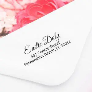 Custom Address Stamp - Up to 3-Lines w/ 4 Ink Color Options (Large) | Easy-to-Read Imprint, Crisp & Consistent Impressions, Thousands of Clear Stampings, Built-In Self-Inking Mechanism Custom Address Stamp - Up to 3-Lines w/ 4 Ink Color Options (Large) | Easy-to-Read Imprint, Crisp & Consistent Impressions, Thousands of Clear Stampings, Built-In Self-Inking Mechanism