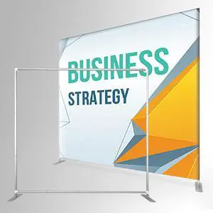 8FT x 8FT Tension Fabric Display Stand for Trade Show & Event Backdrop (Frame Only, Aluminum, Easy Setup, Portable, Versatile) (8*8 FT Hardware Only) 8FT x 8FT Tension Fabric Display Stand for Trade Show & Event Backdrop (Frame Only, Aluminum, Easy Setup, Portable, Versatile) (8*8 FT Hardware Only)