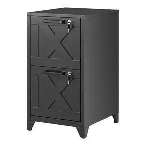 File Cabinet with Lock Vertical Filing Storage Cabinet Office Home Steel for Letter Size File Cabinet Locked,Assembly Required (Black, 2 Drawers-Metal Leg) File Cabinet with Lock Vertical Filing Storage Cabinet Office Home Steel for Letter Size File Cabinet Locked,Assembly Required (Black, 2 Drawers-Metal Leg)