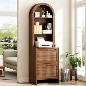 2 Drawer File Cabinet with Lock for Home Office Fits Lega/A4 File | 64.8''H Arch Filing Cabinet Can Hanging File Folders,Farmhouse Vertical File Cabinet for Office with Printer Stand Storage 2 Drawer File Cabinet with Lock for Home Office Fits Lega/A4 File | 64.8''H Arch Filing Cabinet Can Hanging File Folders,Farmhouse Vertical File Cabinet for Office with Printer Stand Storage