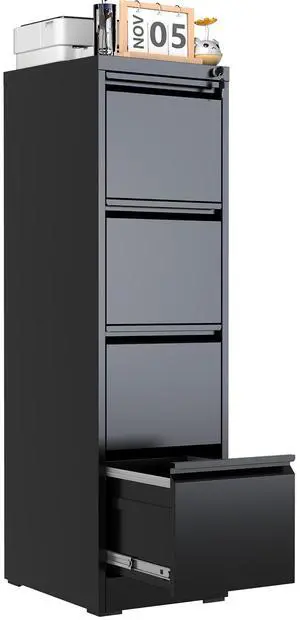4 Drawer File Cabinet with Lock,Vertical Filing Storage Cabinet | File Cabinet for Home Office,Small Metal Storage Cabinets for Letter/Legal/A4/F4 Documents,Assembly Required 4 Drawer File Cabinet with Lock,Vertical Filing Storage Cabinet | File Cabinet for Home Office,Small Metal Storage Cabinets for Letter/Legal/A4/F4 Documents,Assembly Required