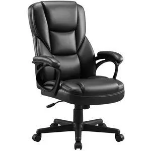 Managerial Executive Office Chair,High Back PU Leather Ergonomic Desk Chair with Lumbar Support,Reclining Computer Chair for Home Office Managerial Executive Office Chair,High Back PU Leather Ergonomic Desk Chair with Lumbar Support,Reclining Computer Chair for Home Office