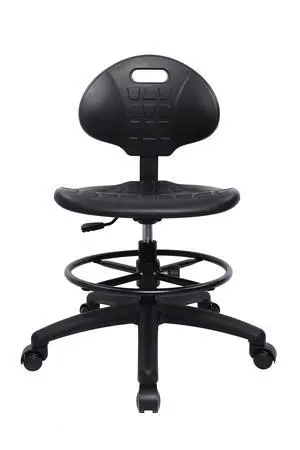 ® Polyurethane Drafting Lab Stool Chair, 18" Adjustable Footring, 8" Adjustable Height, 450 lbs seat Capacity, Heavy Duty, Shipped Within 24 Hours Med. Bench Height (Self-Braking Caster) ® Polyurethane Drafting Lab Stool Chair, 18" Adjustable Footring, 8" Adjustable Height, 450 lbs seat Capacity, Heavy Duty, Shipped Within 24 Hours Med. Bench Height (Self-Braking Caster)