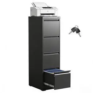 4 Drawer File Cabinet with Lock, Metal Filing Cabinets for Home Office | Vertical File Cabinet Heavy Duty Steel Office Storage Cabinet for Letter Legal A4 Size Files, Easy Assembly 4 Drawer File Cabinet with Lock, Metal Filing Cabinets for Home Office | Vertical File Cabinet Heavy Duty Steel Office Storage Cabinet for Letter Legal A4 Size Files, Easy Assembly