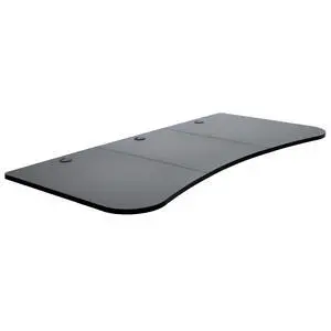 Black Carbon Fiber 63 x 32 inch Table Top, DESK-TOP1R | 3 Section Desktop, For Height Adjustable Sit Stand Desk Frame, Home Office, Universal Black Carbon Fiber 63 x 32 inch Table Top, DESK-TOP1R | 3 Section Desktop, For Height Adjustable Sit Stand Desk Frame, Home Office, Universal