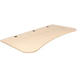 Light Wood 63 x 32 inch Table Top, DESK-TOP1C | 3 Section Desktop, For Height Adjustable Sit Stand Desk Frame, Home Office, Universal Light Wood 63 x 32 inch Table Top, DESK-TOP1C | 3 Section Desktop, For Height Adjustable Sit Stand Desk Frame, Home Office, Universal