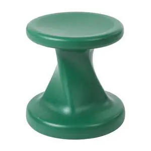 Twist Active Wobble Stool, 14in Seat Height, Green | UV-protected recyclable plastic, GREENGUARD Gold Certified, 6-8 years, 150 lb capacity, fully assembled, indoor/outdoor use Twist Active Wobble Stool, 14in Seat Height, Green | UV-protected recyclable plastic, GREENGUARD Gold Certified, 6-8 years, 150 lb capacity, fully assembled, indoor/outdoor use