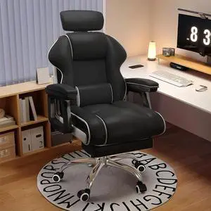 Executive Office Chair Reclining with Footrest Ergonomic Computer Desk with Lumbar Support Big and Tall Home High Back Gaming Chair for Office Home Study Executive Office Chair Reclining with Footrest Ergonomic Computer Desk with Lumbar Support Big and Tall Home High Back Gaming Chair for Office Home Study