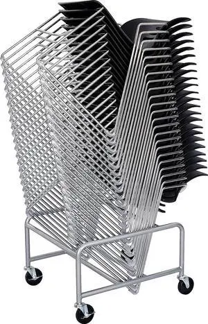 4190SL Sled Base Stack Chair Cart for use with Veer and Vy Stack Chairs. Sold Separately, Silver 4190SL Sled Base Stack Chair Cart for use with Veer and Vy Stack Chairs. Sold Separately, Silver