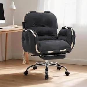 Criss Cross Office Chair with Foot Rest Flip Armrests for Pets and Cross Legged Office Chairs for Women Reclining Office Desk Chair Comfy Vanity Chair with Back and Wheels for Home Office Gray Criss Cross Office Chair with Foot Rest Flip Armrests for Pets and Cross Legged Office Chairs for Women Reclining Office Desk Chair Comfy Vanity Chair with Back and Wheels for Home Office Gray